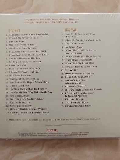 Hank Williams 2CD - Pictures From Life's Other Side Vol.3  (NEW)