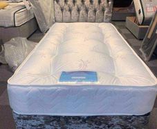 Brand New Stylish single Divan Beds.. Multiple Options Of Headboards. Tufted Memory Foam Mattresses Available. Drawers Storage Available