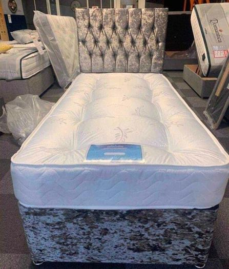 New Stylish single ,Double 4ft, 4ft6, King 5ft And 6ft Superking Sizes Divan Beds Instock. Drawers And Optional Tufted Mattresses Available. Free Delivery