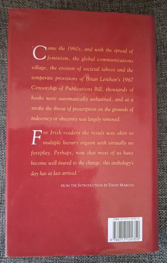 The Irish Eros / Ishish Short Stories & Poems on Sexual Themes / David Marcus / 1996