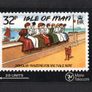 1990 Isle of Man Edwardian Postcards Commemorative Stamps on call card  (GPT - Magnetic) Image 5