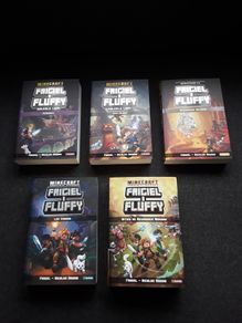 Kids books ksiazki Minecraft Frigiel i Fluffy nowe