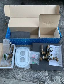 Sagittarius Atlantis Thermostatic concealed shower valve and fixed shower head