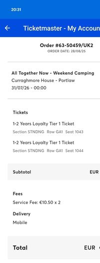 All Together Now Tickets