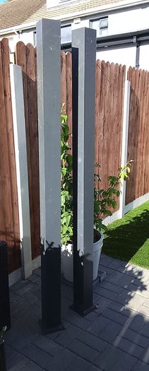 Aluminium gate pillars, pair (2) (updated)