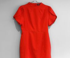 New Girl In Mind Tulip Sleeve High Neck Mini Dress