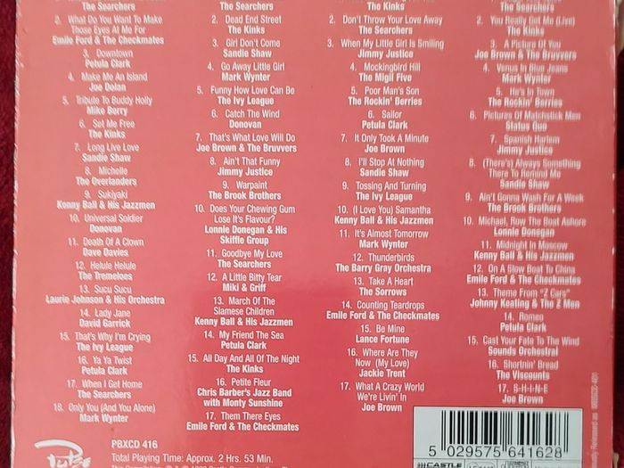 Hits of the 60's. 4 x CD Boxset. Free Postage!