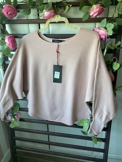 jumper Bnwt dusky pink batwing style jumper size xsmall (uk 8)