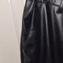 Jd Williams Black Leather Pants Size Uk 24r (nwt) Image 4