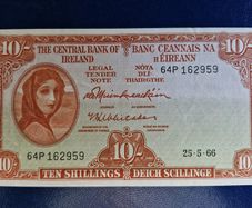 Ireland 1966 10/ Shilling Lady Lavery