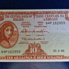 Ireland 1966 10/ Shilling Lady Lavery
