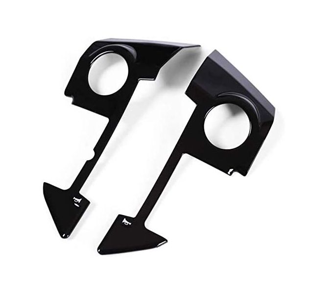Range Rover Sport 2010 to 2013 2PCS Steering Wheel ABS Stickers Car Accessories (Gloss Black)