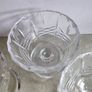 Set of 3 Vintage Cavan Crystal Cut Sundae Bowls Image 3