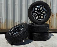 Genuine Nissan Navara 18" Alloy Wheels - Continental Tyres