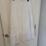 M&S White Cotton Midi Skirt Image 2