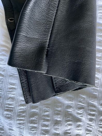 Leather biker trousers - Raberg