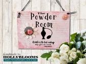 The Powder Room Sign