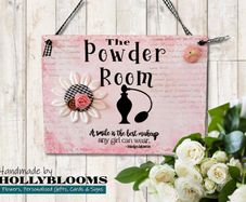 The Powder Room Sign