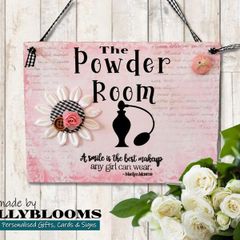 The Powder Room Sign