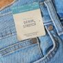 New M&S men's light blue stretch straight fit jeans W38 L29 Image 4