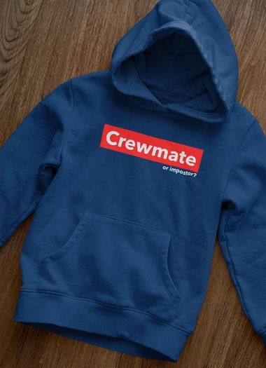Crewmate Imposter Hoodie | Among Us Hooded Sweatshirt | Gamer Sweater | Video Game Lover Hoodie | Christmas gift