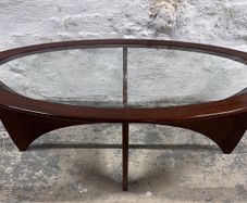 Mid Century Modern G Plan Astro Oval Teak Coffee Table c.1960