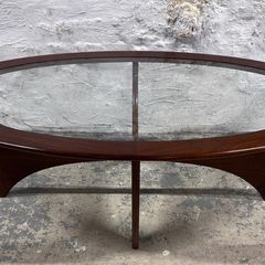 Mid Century Modern G Plan Astro Oval Teak Coffee Table c.1960