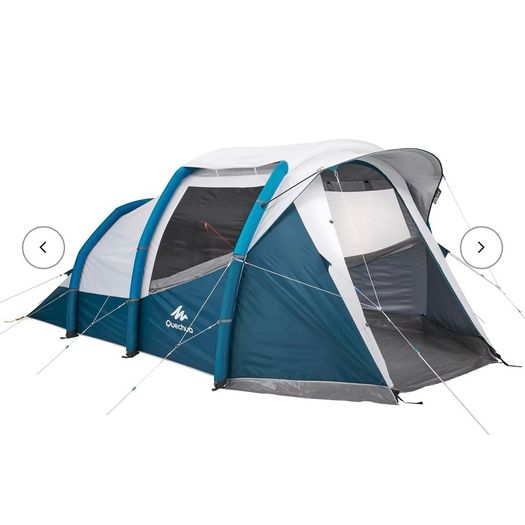 QUECHUA Inflatable camping tent - Air Seconds 4.1 F&B - 4 Person - 1 Bedroom
