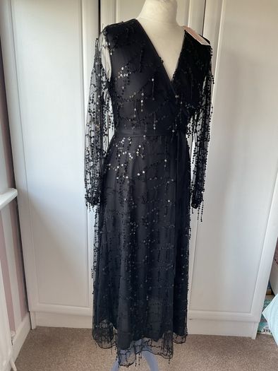 dress Bnwt black occasion dress size s/m Lilie rose brand