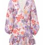 Forever Unique Lilac Floral Lined Lace mini DEBS dress with dropped waist Size UK12 EU40 RRP 109 euro BRAND NEW SALE Image 7