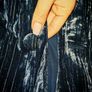 Topshop Blue Velvet Blazer Image 6