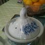 Blue/White Tea/Coffee Pot Image 3