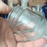 470 - Set of 6 Vintage Clear Glass Cork Screw Top Collectible Decorative Bottles Image 2