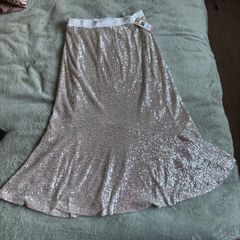 Brand New Dunnes Gallery Sequin Skirt UK 12