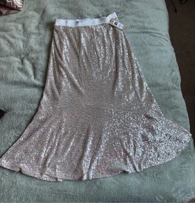 Brand New Dunnes Gallery Sequin Skirt UK 12