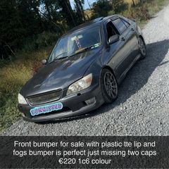 Is200 bumper with plastic tte lip