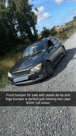 Is200 bumper with plastic tte lip