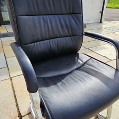 Leather chair. Rarely used.