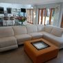 Leather sofa Italian White BARDI brand Image 2