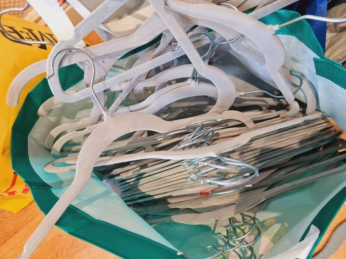 Clothes hangers lot