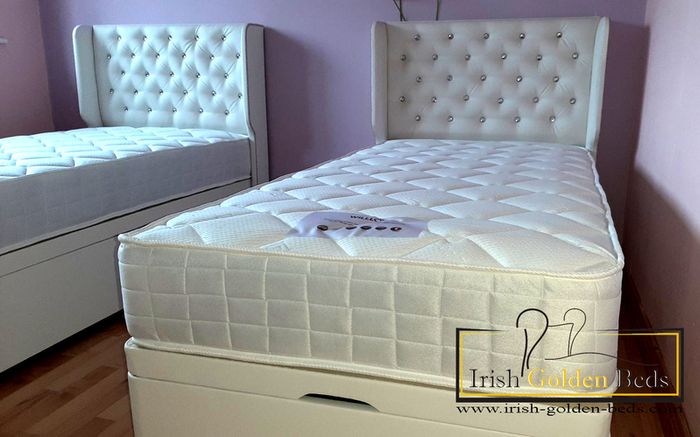 ottoman lift up bed frame headboard