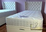 ottoman lift up bed frame headboard