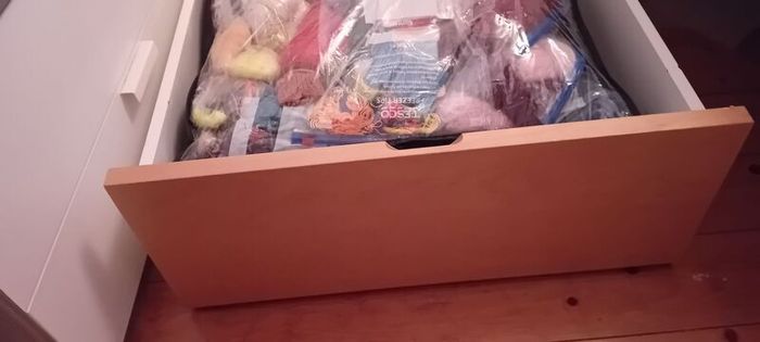 3 x Under bed storage drawers with wheels