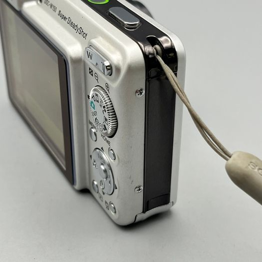 Sony DSC-W150 8.1MP Digital Camera Silver Tested - Full Kit