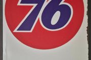 Vintage Style  Metal Sign. 76 motor racing.
