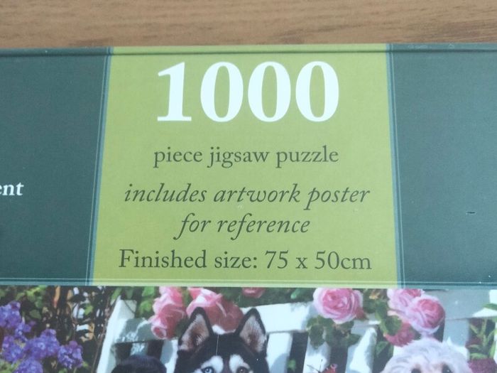 Cute Dogs 1000 piece jigsaw puzzle