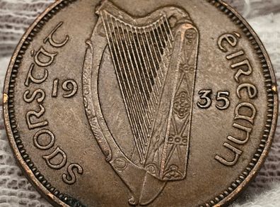 Ireland 1935 1/2d Halfpenny