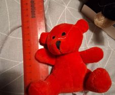 very small red bear