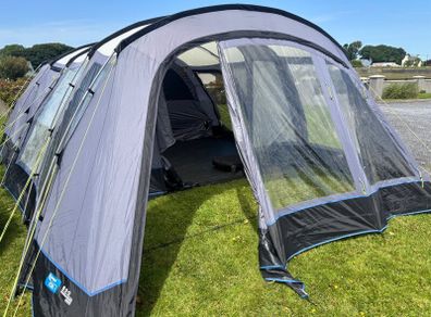 Kampa Texel 6 Pole Tent & Trailer
