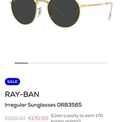 Rayban Jack RB3565 Polarised Sunglasses brand new